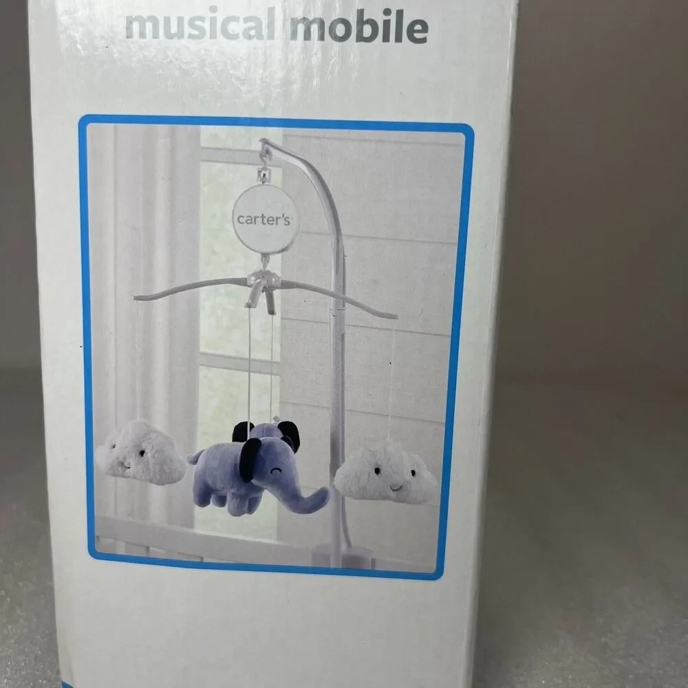 Carter's Modern Forest Pals Musical Mobile - Elephant & Cloud Birth - 5 Months